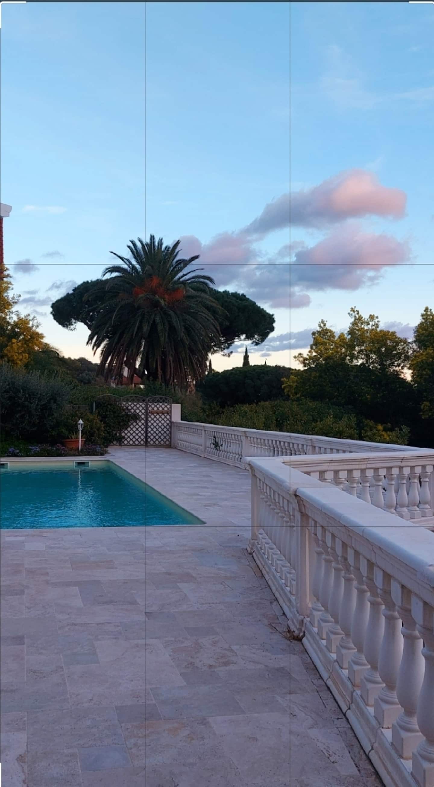 Vue de la piscine